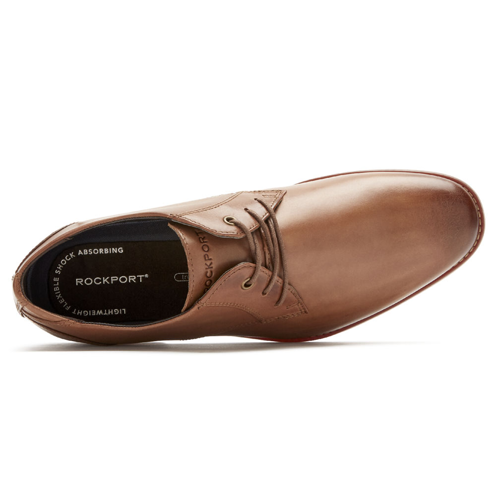 Sapatos Lace Ups Rockport Homem Marrom - Style Purpose Blucher - 82756YNIP